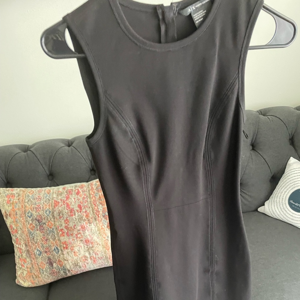 Armani exchange black dress